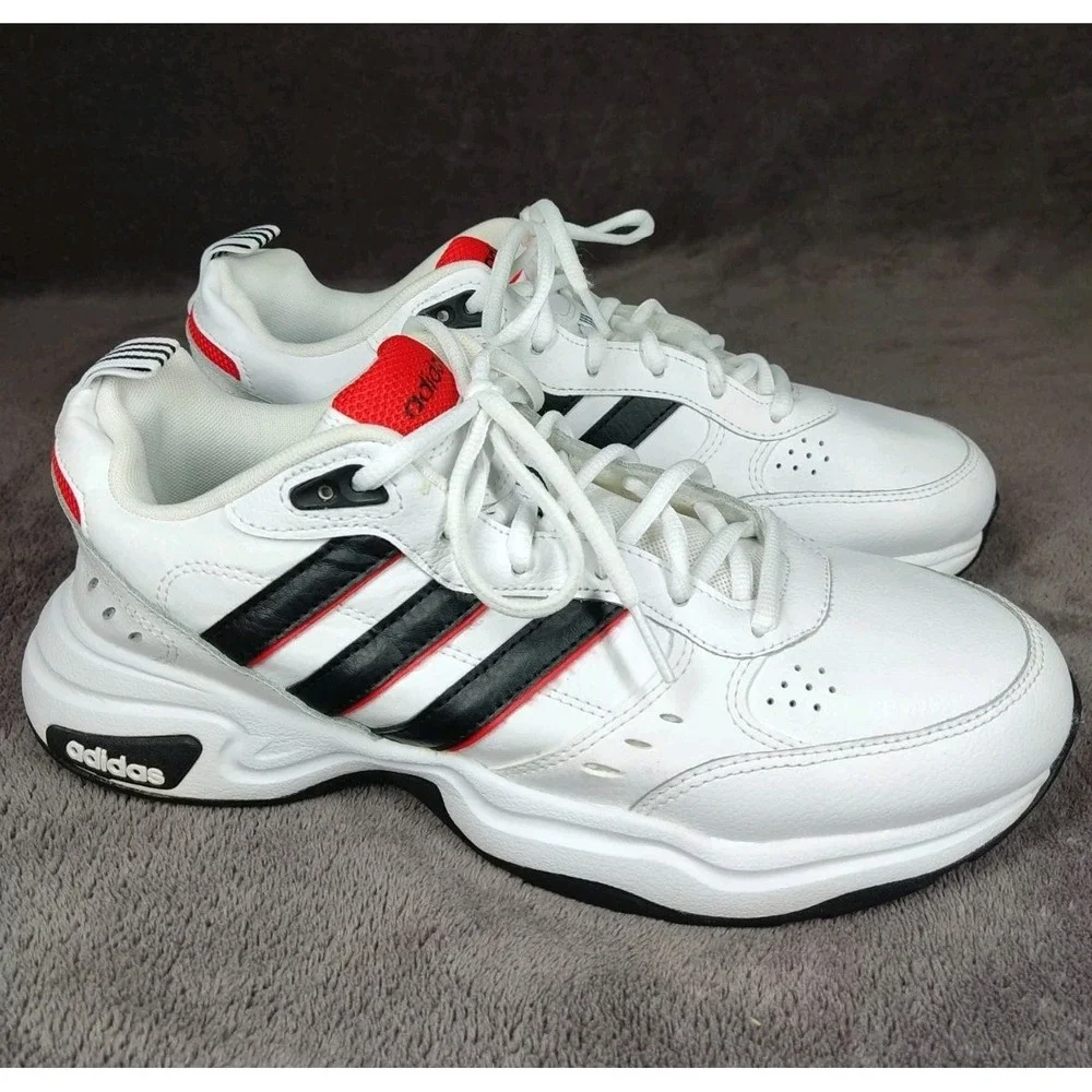Adidas Mens White Sneakers Size 8.5 PWJ 001004 2019